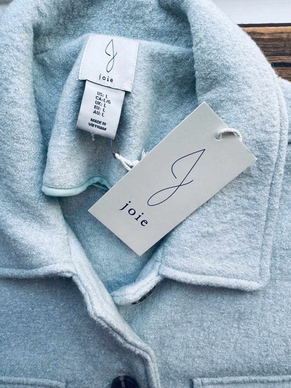 NWT Joie Oversized Shacket L - Picture 7 of 7